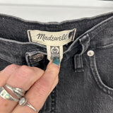 women Madewell Perfect Jean Aged Black/Gray Shorts 30/10