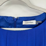 women Calvin Klein Sleeveless Knee Length Cobalt Blue Dress 6P