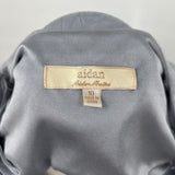 women Aidean Mattox Knit Draped Sleeveless Mist Blue Dress 10