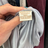 women Aidean Mattox Knit Draped Sleeveless Mist Blue Dress 10