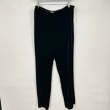women Eileen Fisher Velvet Trousers Black Pants MP