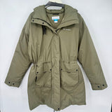 women Columbia Rosewood II Insulated Parka Stone Green Coat L