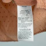 women Madewell Swiss Dot Cotton Blouse Dusty Peach Woven Top S