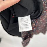 women Madewell Balsam Tie Neck in Starry Night Black Red Blue Cream Dress 4