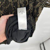 women Trina Turk Gold on the Rocks Black Gold Dress 12