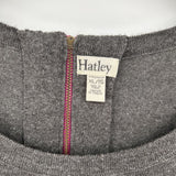 women Hatley Cotton Blend Sweater Dress Black Gray White Dress XL