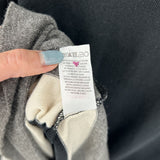 women Hatley Cotton Blend Sweater Dress Black Gray White Dress XL