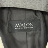 women Avalon Wool Blend Plaid Double Breasted Cream & Black Coat 4
