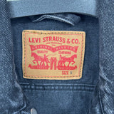 women Levi's Denim Aged Black Jacket S
