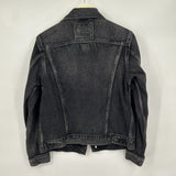 women Levi's Denim Aged Black Jacket S