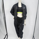 women Nike Nike Air Satin Track Set Black Activewear M