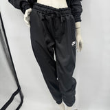 women Nike Nike Air Satin Track Set Black Activewear M