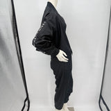 women Nike Nike Air Satin Track Set Black Activewear M