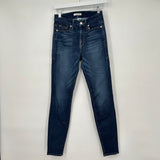 women Good American Good Legs Skinny Dark Wash Blue Jeans 00/24