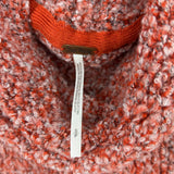 women Free People Cowl Neck Boucle Coral Sweater S