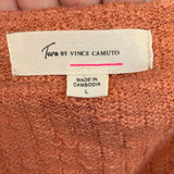 women Two by Vince Camuto Cardigan Peach Sweater L