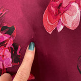 women Thalia Sodi Floral Slip Dress Wine Intimates/Sleepwear XXL