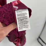 women Thalia Sodi Floral Slip Dress Wine Intimates/Sleepwear XXL