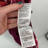 women Thalia Sodi Floral Slip Dress Wine Intimates/Sleepwear XXL