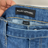 women Alloy Apparel Cargo Bootcut Blue Jeans 14T