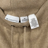 women Liz Claiborne Cotton Knit Sand Pants M