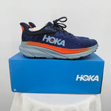 men Hoka NIB Challenger 7 Versatile Running Shoe Bellweather Blue/Stone Blue Shoes M7/W9