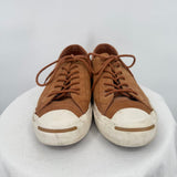 unisex Converse x Jack Purcell Leather Low Sneakers Chestnut Brown Cream Shoes M9/W10.5