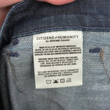 women Citizens of Humanity Detailed Bootcut Blue Jeans 31/12