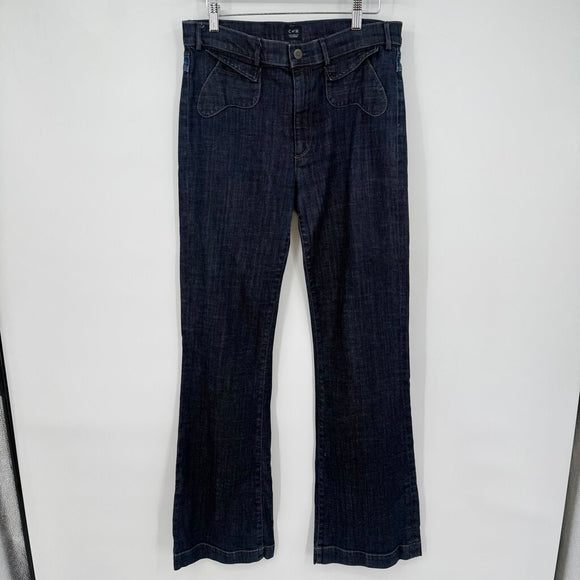 women Citizens of Humanity Detailed Bootcut Blue Jeans 31/12