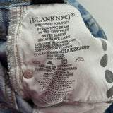women Blank NYC The Bleeker Western Buckle Blue Jeans 30/10