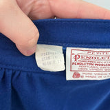 women Pendleton Vintage Wool Pencil Blue Skirt 6