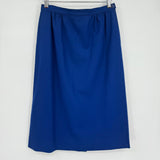 women Pendleton Vintage Wool Pencil Blue Skirt 6