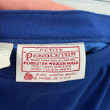 women Pendleton Vintage Wool Pencil Blue Skirt 6
