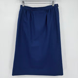 women Pendleton Vintage Wool Pencil Blue Skirt 6