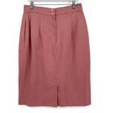 women Empire Designs Vintage Wool Pencil Rose Skirt 10