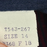 women Pendleton Vintage Wool Striped Pleated Navy Green Red Pink Skirt 2