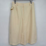 women Connie's Choice NWT Vintage Wool Blend Pencil Cream Skirt 8