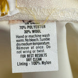 women Connie's Choice NWT Vintage Wool Blend Pencil Cream Skirt 8