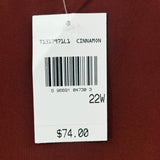 women Connected NWT Gathered Bell Sleeve Cinnamon Dress 22/3X