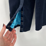 women Zadig & Voltaire Velvet Lapel Collar Blazer Navy Blue Jacket L