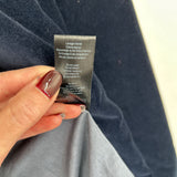 women Zadig & Voltaire Velvet Lapel Collar Blazer Navy Blue Jacket S