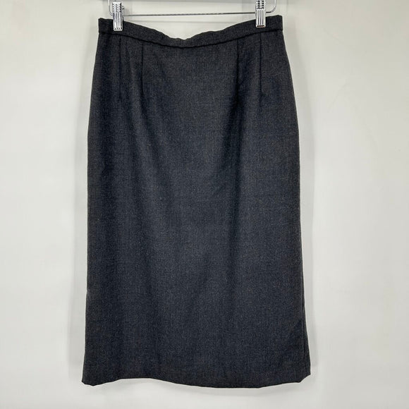 women Pendleton Wool Pencil - See matching jacket Gray Skirt 6