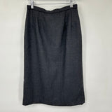 women Pendleton Wool Pencil - See matching jacket Gray Skirt 6