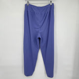 women Gudrun Sjoden Cotton Stretch Trousers Bluish Purple Pants M