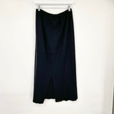 women Melrose Studio Knit Midi Black Skirt S