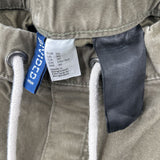 men H&M Hand Bleached Joggers Olive Green Pants 30