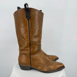 women Montage Leather Cowboy Boots Maize Shoes 40/10