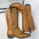 women Montage Leather Cowboy Boots Maize Shoes 40/10