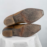 women Montage Leather Cowboy Boots Maize Shoes 40/10