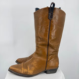 women Montage Leather Cowboy Boots Maize Shoes 40/10